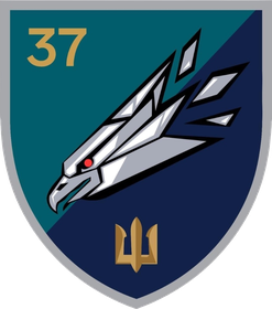 Шеврон роти БпАК «Mad Hawks», 37 ОБрМП